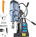 ZELCAN 1550 W magnetische boormachine met 6 boren draagbare elektrische kolomboormachine 13900N 650 rpm max. boordiameter 50 mm max. boordiepte 50 mm(magneetboormachine)