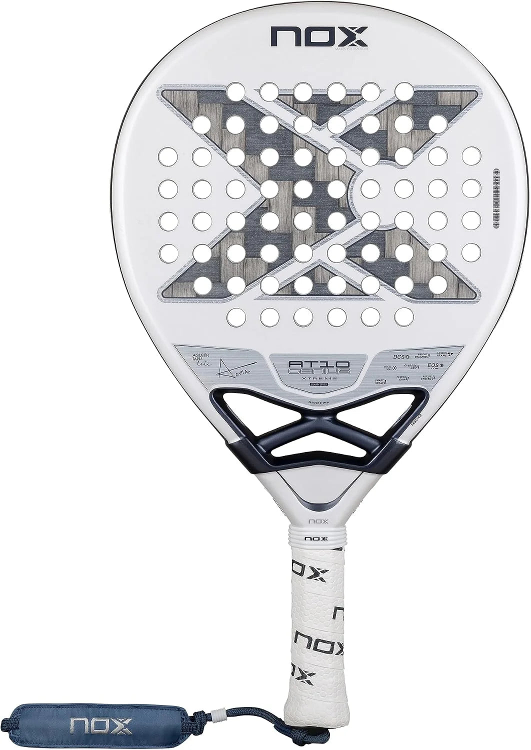 Nox Agustin Tapia AT10 Genius 12K Xtrem Lite Padelrek, Multi kleuren