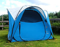 Callieway Evenemententent/Kwiki Pop-up tent, 225x225cm (4 persoonstent) (Ocean Blue / Silver Reflect)