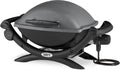 Weber Q1400 Elektrische Barbecue Met Tafelblad En Deksel | Draagbare  Compacte BBQ | Elektrische Outdoor Barbecue - Grijs (52020074)