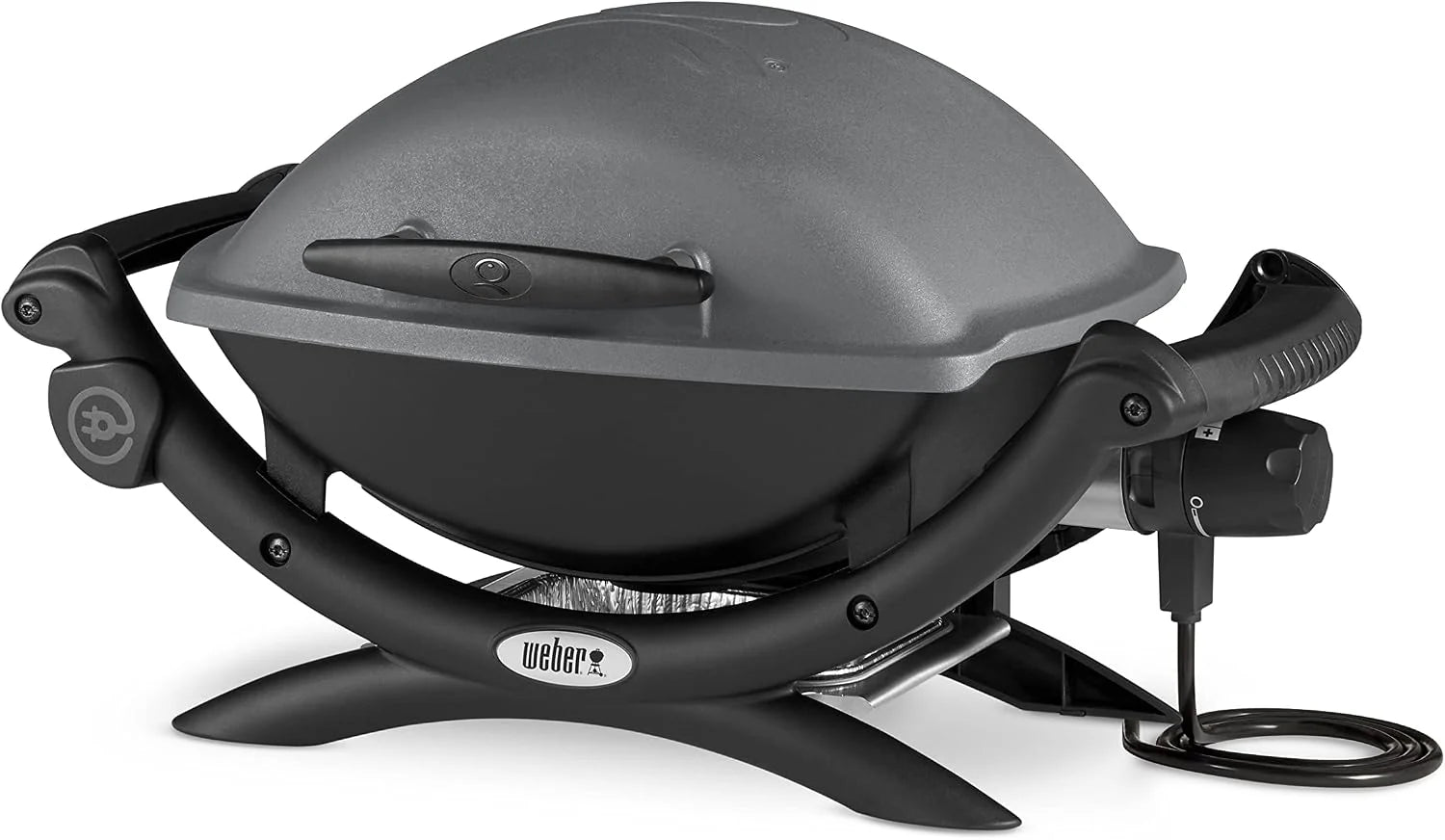 Weber Q1400 Elektrische Barbecue Met Tafelblad En Deksel | Draagbare  Compacte BBQ | Elektrische Outdoor Barbecue - Grijs (52020074)