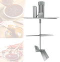 Automatische sausroermachine - 60L/85L/145L/240L/360L roestvrijstalen staande mixer keukenmixer met dubbele laag mengschacht en schraper, instelbare roersnelheid,240L(60L)