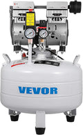 VEVOR Olievrije Luchtcompressor Stille Compressor Gecomprimeerde Luchtcompressor Werkplaats Tool voor Huishoudelijke Reparaties, Bandenoppompen (80L 2.2KW, Magneetventiel)(30L 850W/Inclusief:)
