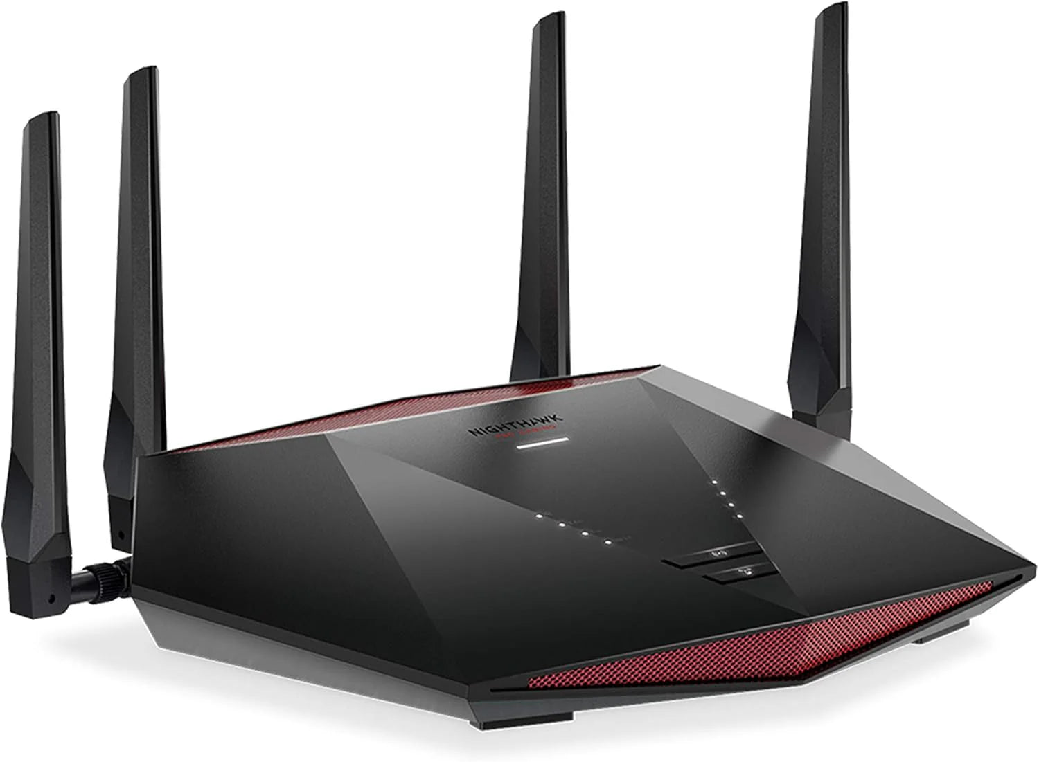 NETGEAR Draadloze router 6 Nighthawk Pro Gaming (XR1000) – 6-bands wifi-snelheden AX5400 (tot 5,4 Gbps) | DumaOS 3.0 optimaliseert de serververbindingen | Compatibel met PlayStation 5(AX5400 Wifi 6 XR1000 Gaming Mesh Router)