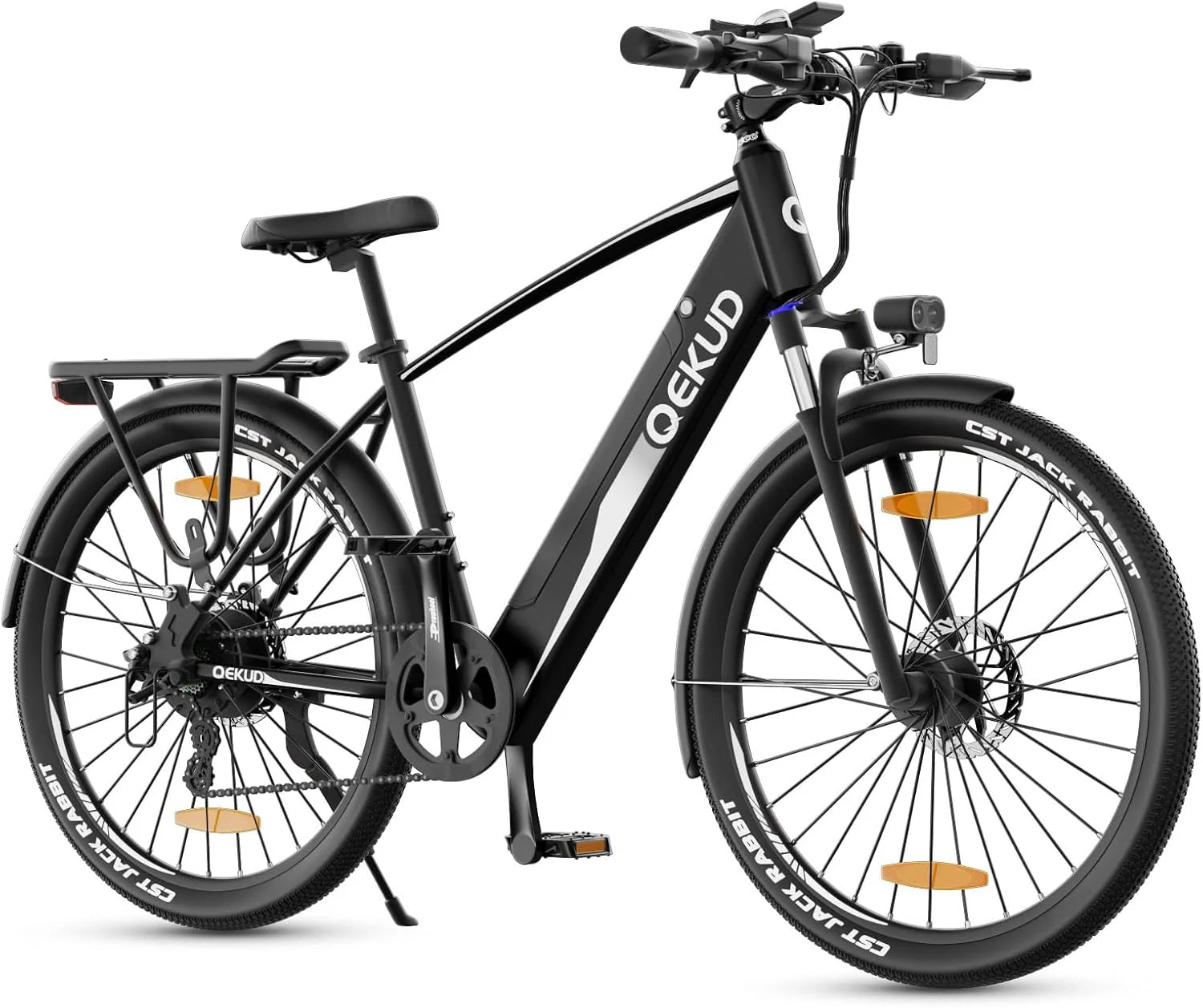 27M204 E-bike, stadsfiets, elektrische fiets, 36 V/12 Ah accu, 250 W motor, bereik 100 tot 25 km/u, elektrische fiets met app(27,5 cm, zwart)