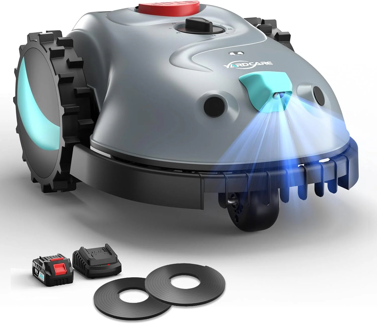 YARDCARE V100 Robotmaaier zonder begrenzingskabel, robotmaaier met camera