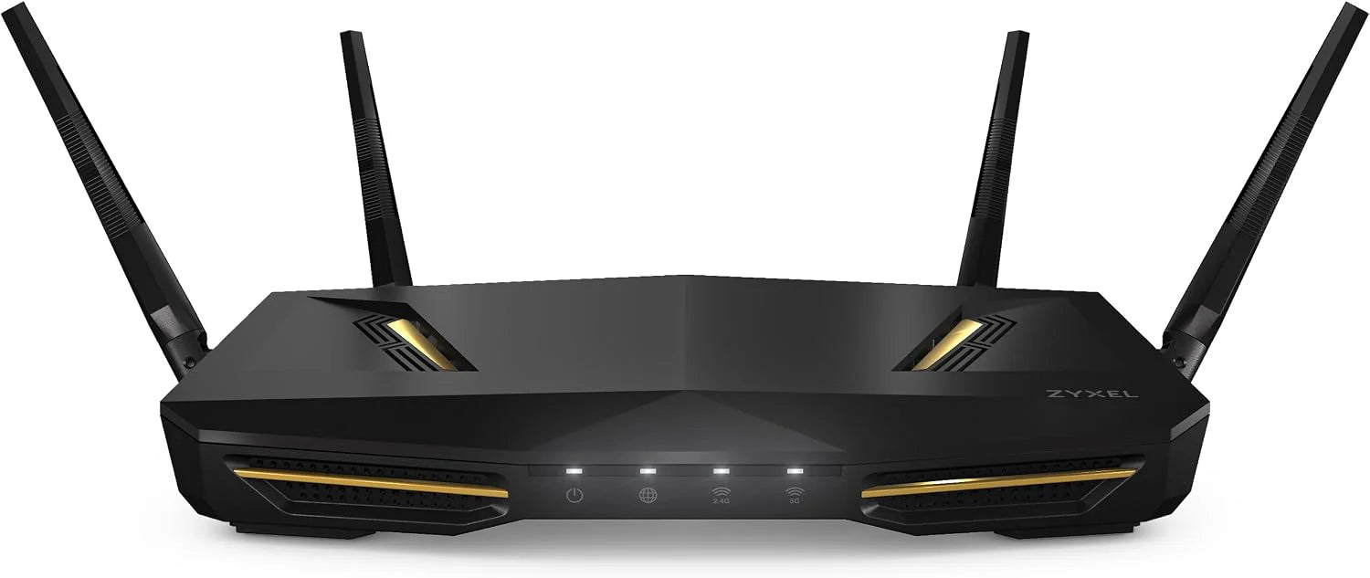 Zyxel Armor Z2 AC2600 MU-MIMO-Draadloze kabelrouter voor spel en media met Stream Boost en bundelvormende antennes [NBG6817]