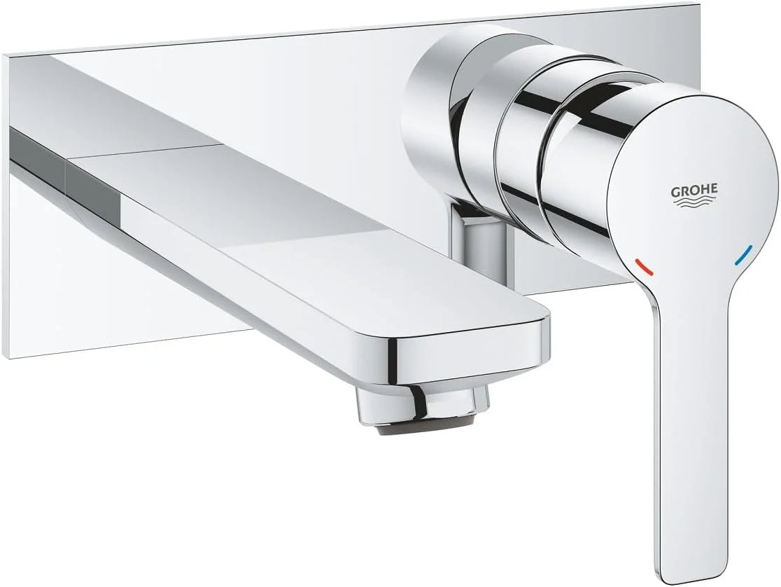 GROHE Lineare Tweegats wastafelmengkraan L-Size, 23444DC1(Ausladung 149 mm/Zilver)