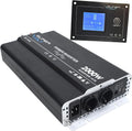 Omvormer, zuivere sinus, 12 V naar 230 V, 2000 W, met netprioriteitsschakeling en FI-bescherming, voor gevoelige apparaten, met afstandsbediening, USB en Schuko-dozen, ideaal voor camper