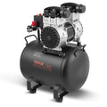VEVOR Luchtcompressor, 40 l ketel, olievrije persluchtcompressor 2 pk 5,3 CFM, max. 125 PSI druk, 78 dB ultralichte draagbare compressor, voor autoreparatie, bandenvulling, spuitlak