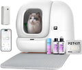 PETKIT Pura Max 2 Zelfreinigende Kattenbak, Automatische Kattenbak, xSecure, Geurverwijdering, APP Automatische Besturing, Kattenbakk voor Meerdere Katten