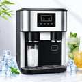 1,8L IJsmachine voor op het aanrecht –3-in-1 IJsblokjesmaker met crushed ice  koud water – Nugget-ijsmaker –Draagbare ijsmachine (40 lbs/24u) met LCD-display voor thuis, keuken en kantoor