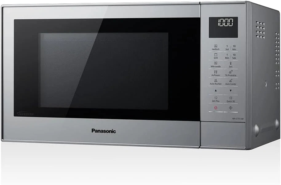Panasonic NN-CT57 Magnetron Hete Lucht  Grill, Roestvrij Staal, 27 L, 1.000 Watt, Zilver(Zwart)