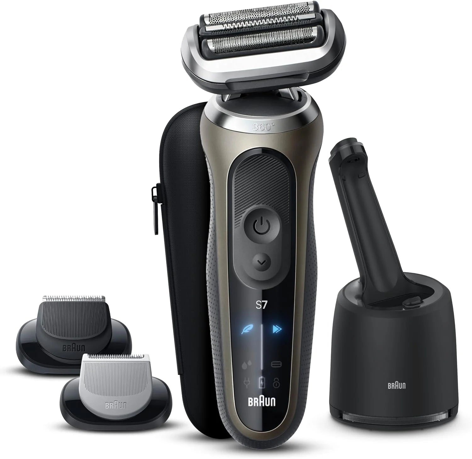 Braun Elektrisch scheerapparaat voor mannen, serie 7, 72-C7650cc, goud