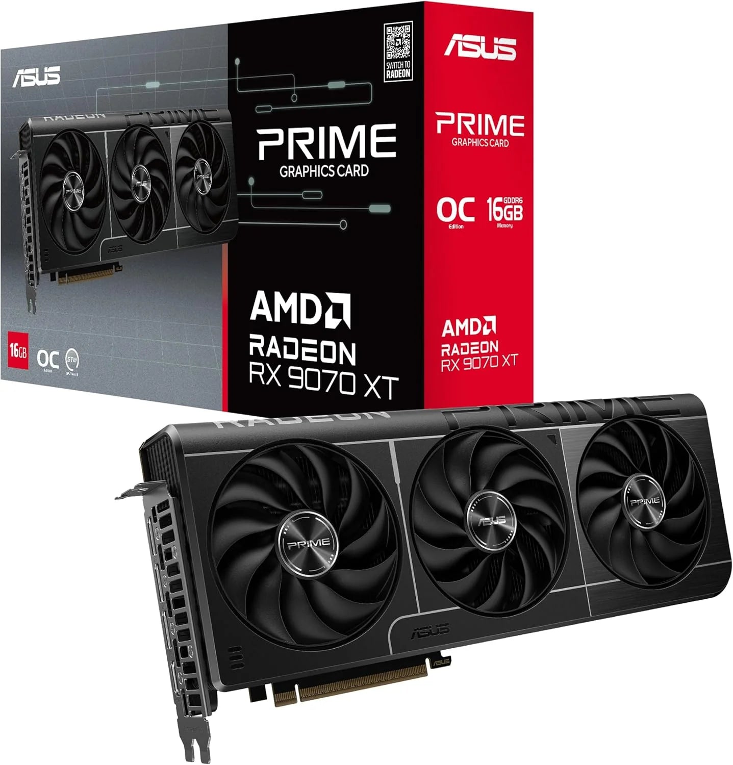 ASUS Radeon RX 9070 XT Prime OC
