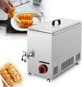 Machine voor het maken van kaas-hotdogsticks, 21 liter commerciële frituurpan voor snacks, machine voor het maken van corn dogs, voor keuken en eetkamer.