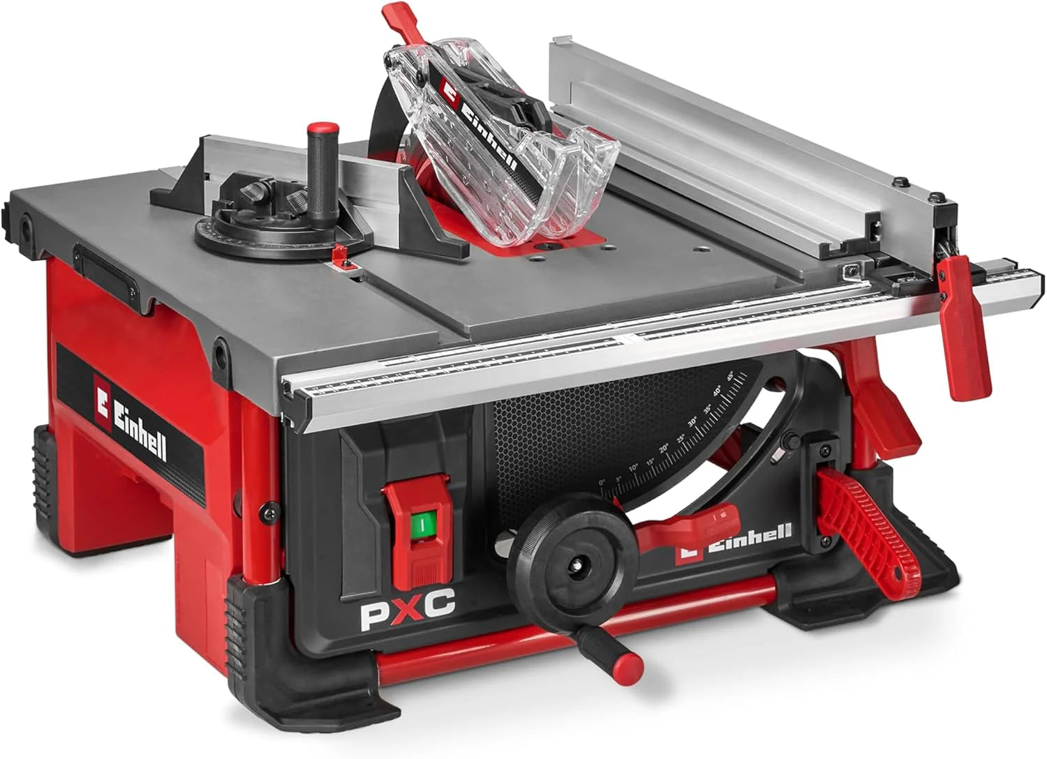 Einhell Accu Zaagtafel TE-TS 36/8 T Li Solo Power X-Change (36 V, zaagdiepte in hout: 70 mm, zaagblad:Ø210 mm, tafelverbreding, parallelaanslag, incl. zaagblad, zonder accu)